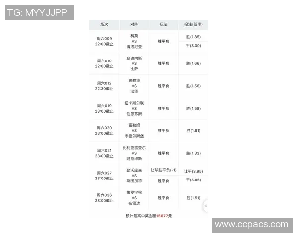 阿雅克肖对阵阿勒费尔比赛时间及赛程安排详解